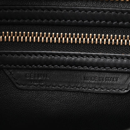 Celine Drummed Calfskin Micro Tri-Color Luggage Rust 6 of 9