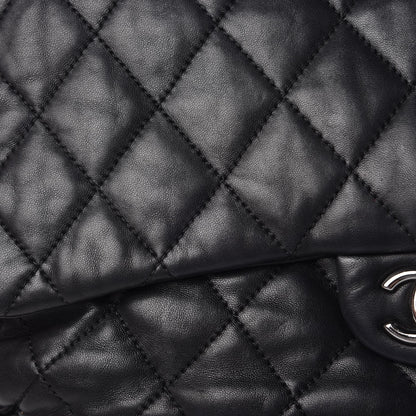 Chanel Lambskin Quilted 3 Maxi Flap Bag Black 12 of 13