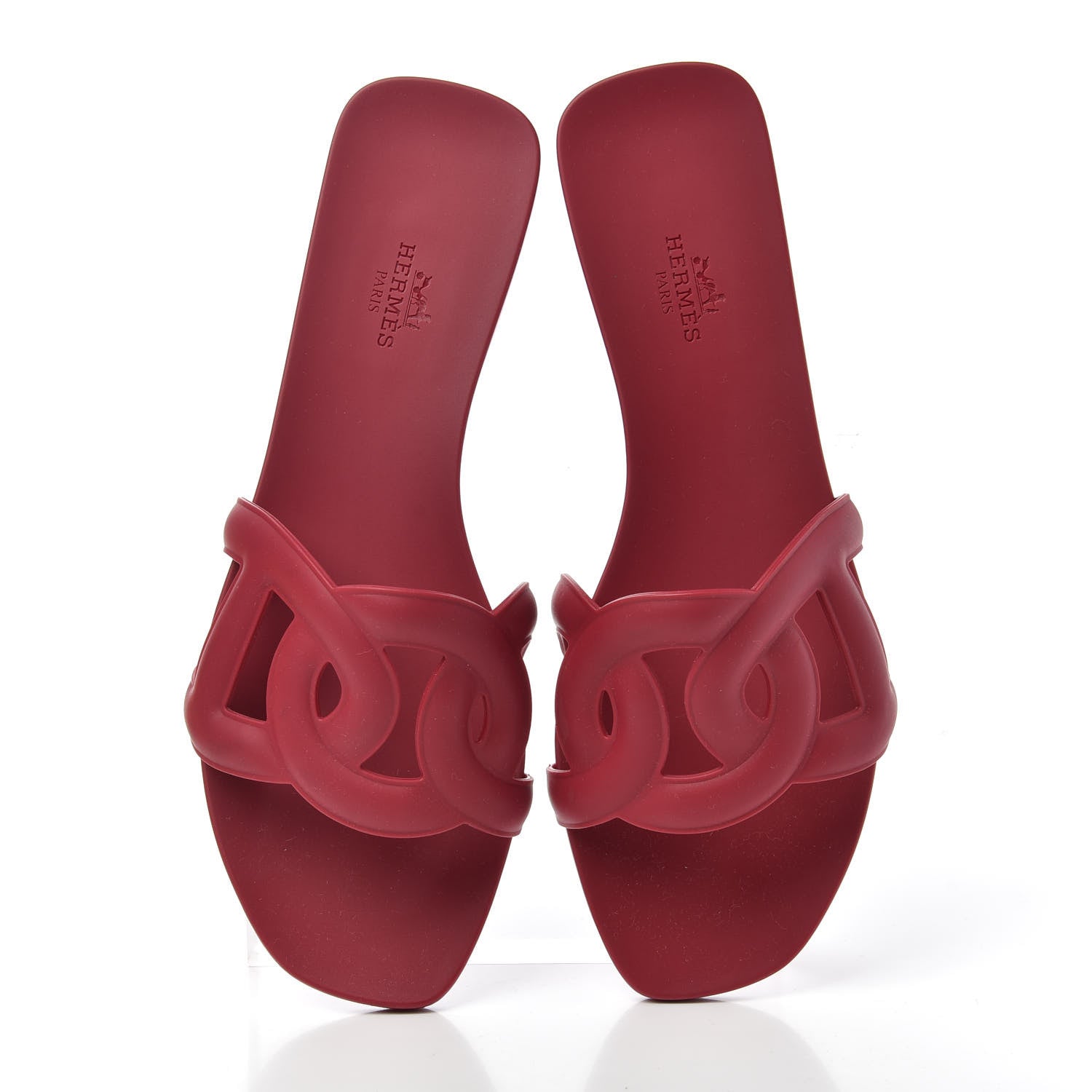 Hermes Rubber Aloha Sandals 39 Rose Baie 5 of 11