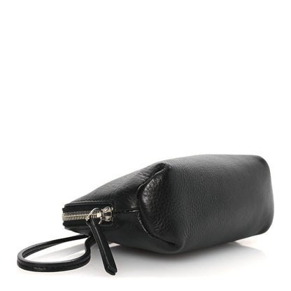 The Row Grained Calfskin Owen Pouch Black 4 of 6