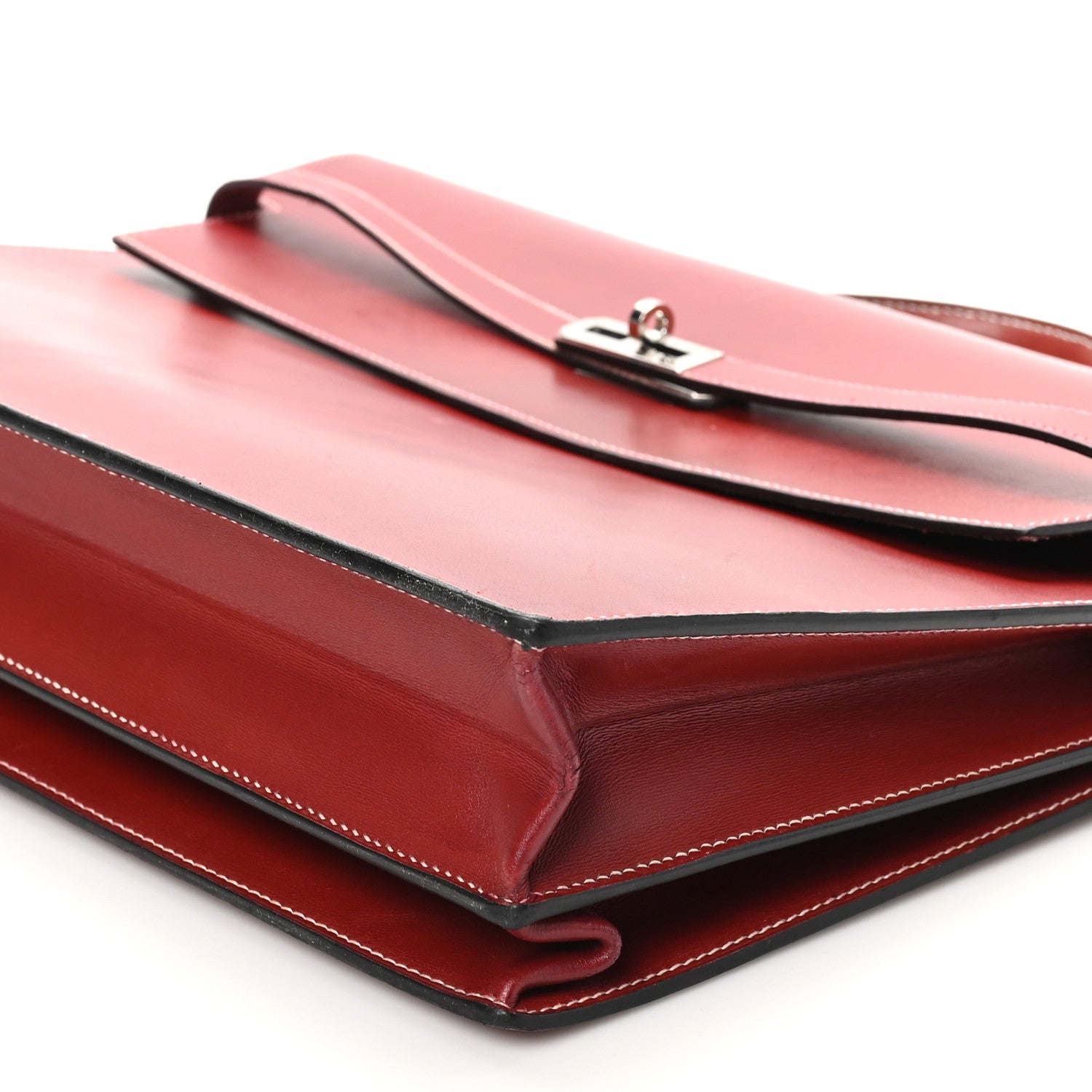 Hermes Box Kelly Depeche 38 Rouge H 10 of 15