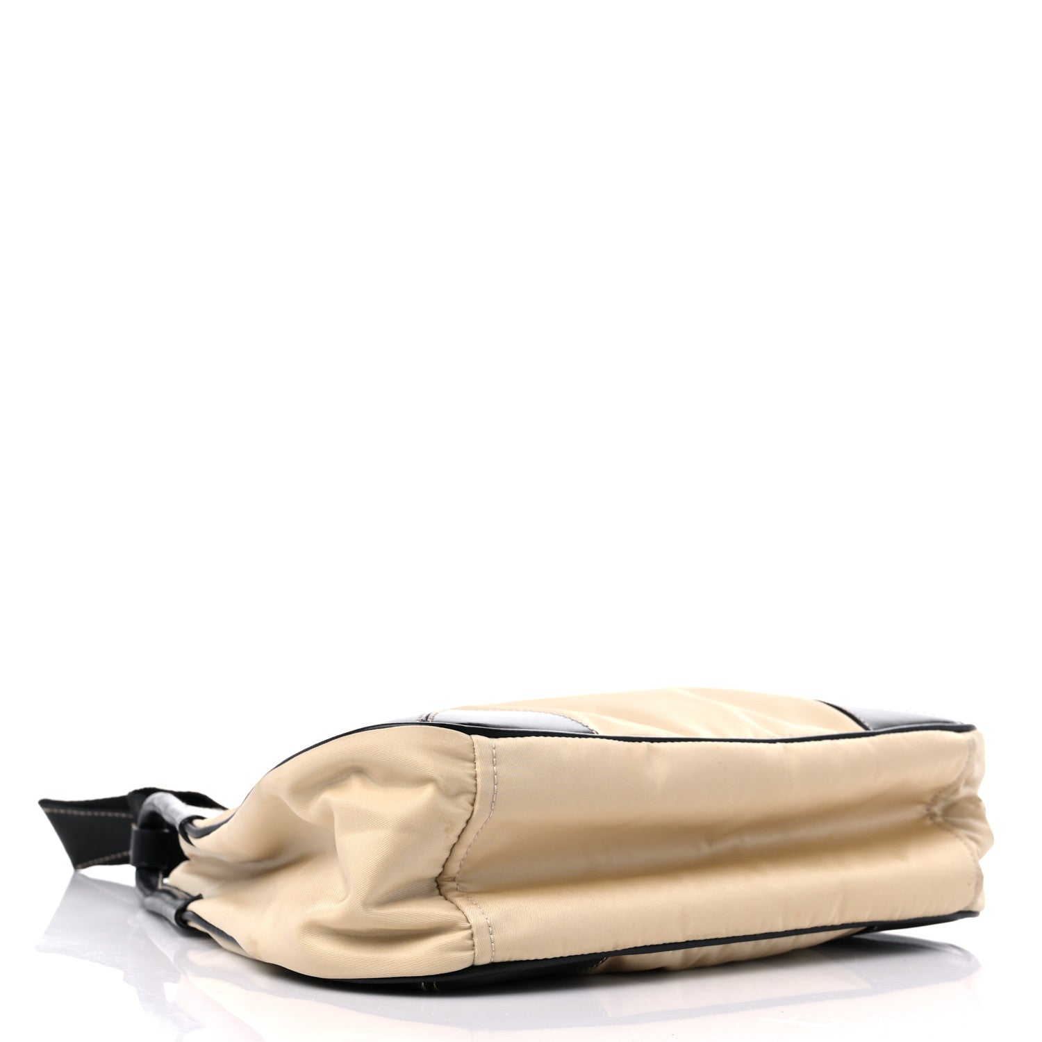 Prada Tessuto Nylon Hobo Beige 4 of 12