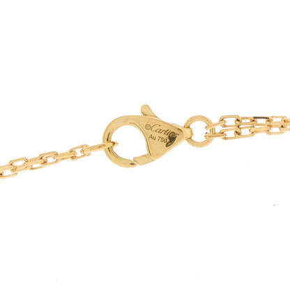 Cartier 18K Yellow Gold 2 Diamond LOVE Necklace 4 of 9