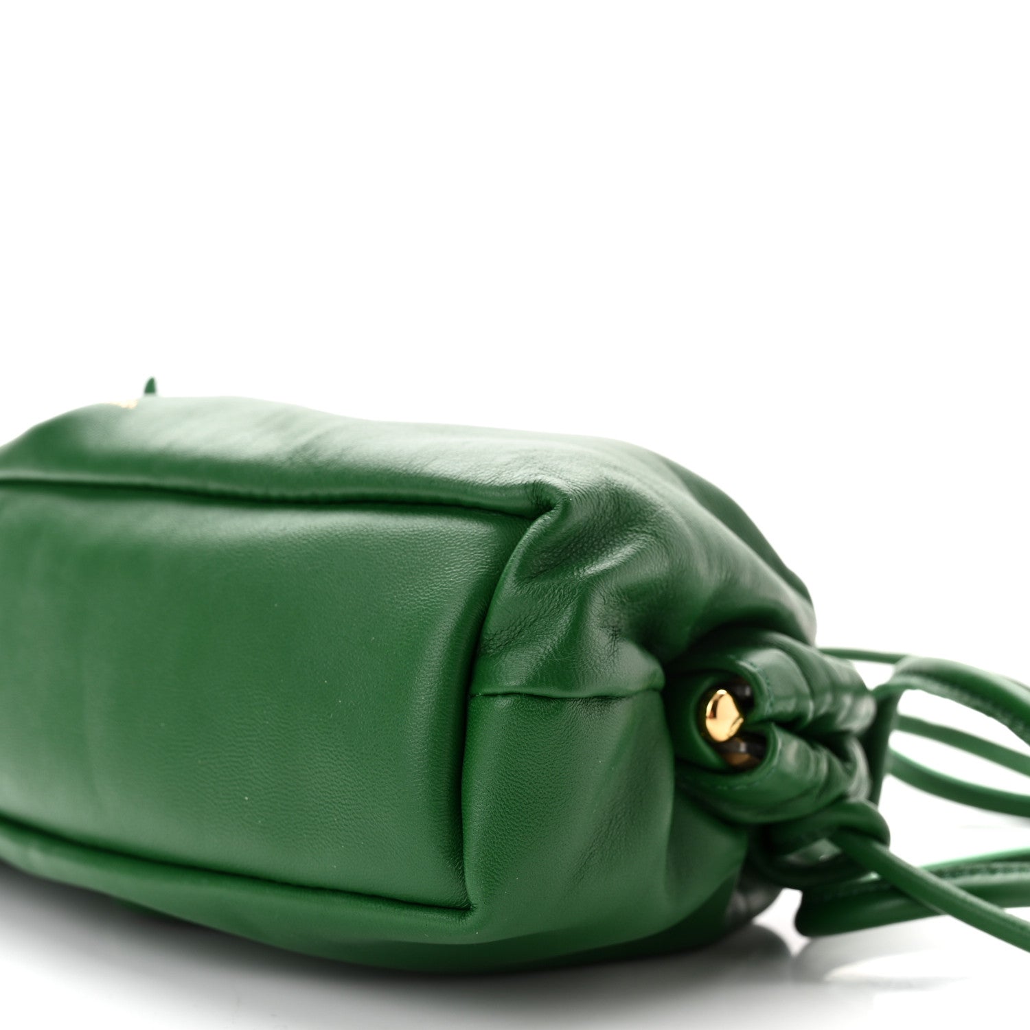 Mansur Gavriel Lambskin Mini Cloud Clutch Green 9 of 9