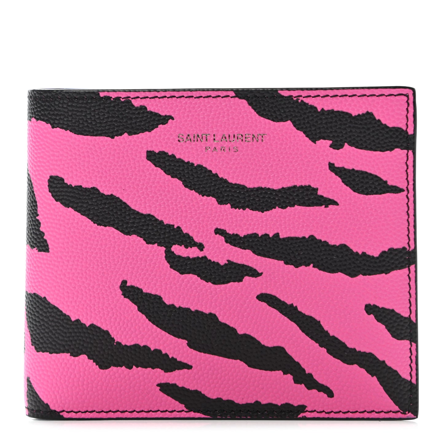 Grain De Poudre Zebra Print East West Wallet Pink
