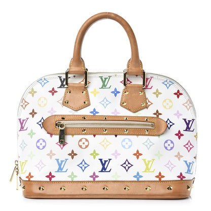 Louis Vuitton Monogram Multicolor Alma White 1 of 10