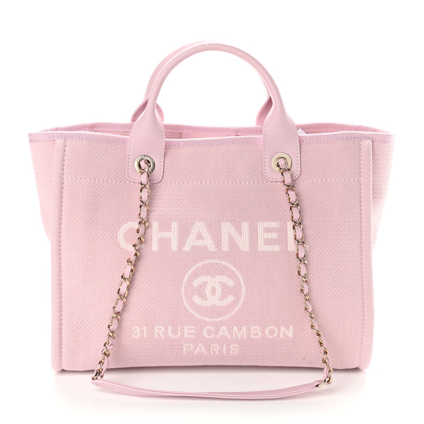 Mixed Fibers Small Deauville Tote Light Pink