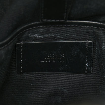 Versace Coated Canvas Calfskin La Greca Signature Backpack Black Khaki 6 of 10