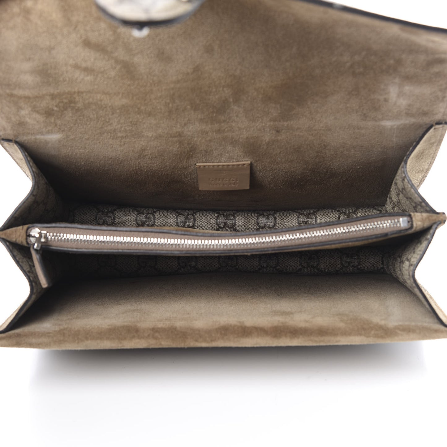 GG Supreme Monogram Small Dionysus Shoulder Bag Taupe