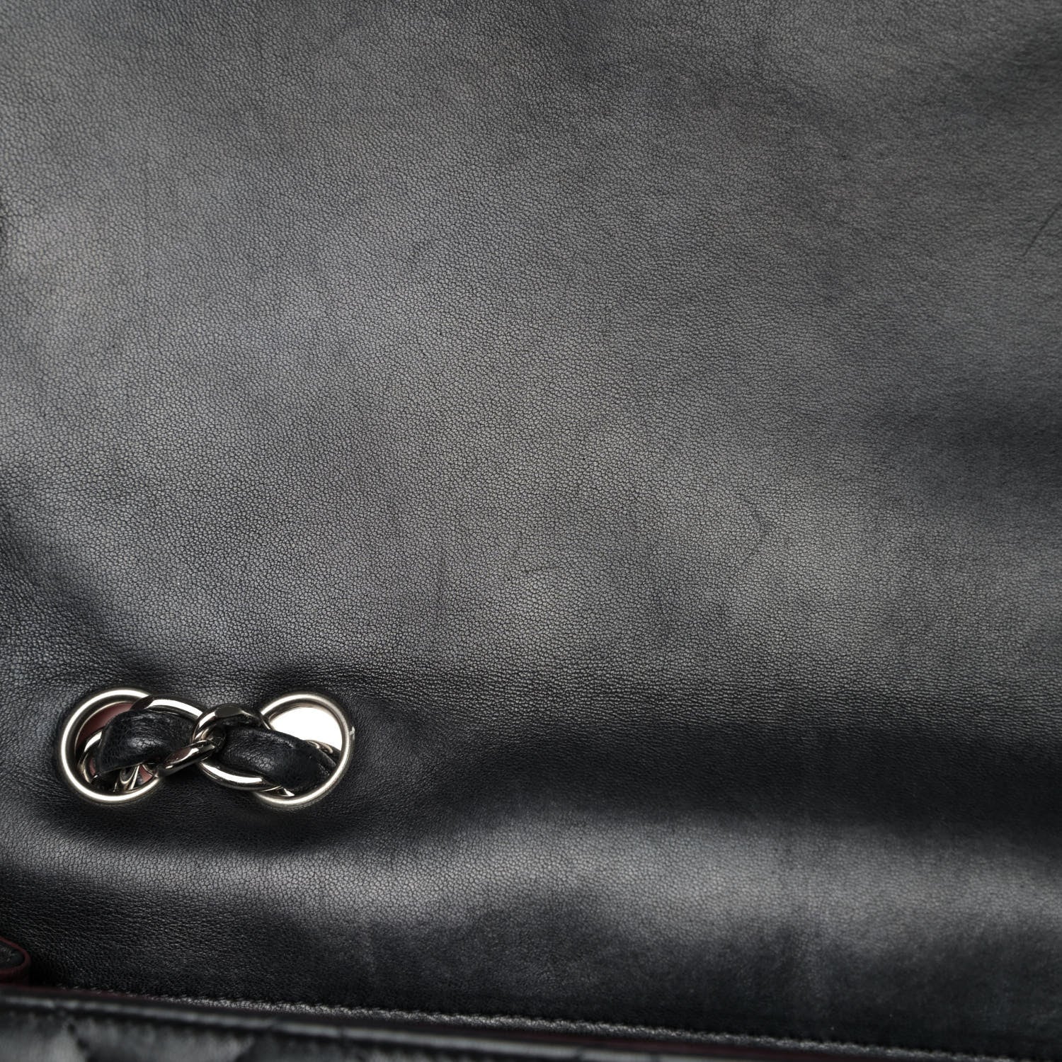 Chanel Lambskin Quilted Jumbo Single Flap Black 6 of 7