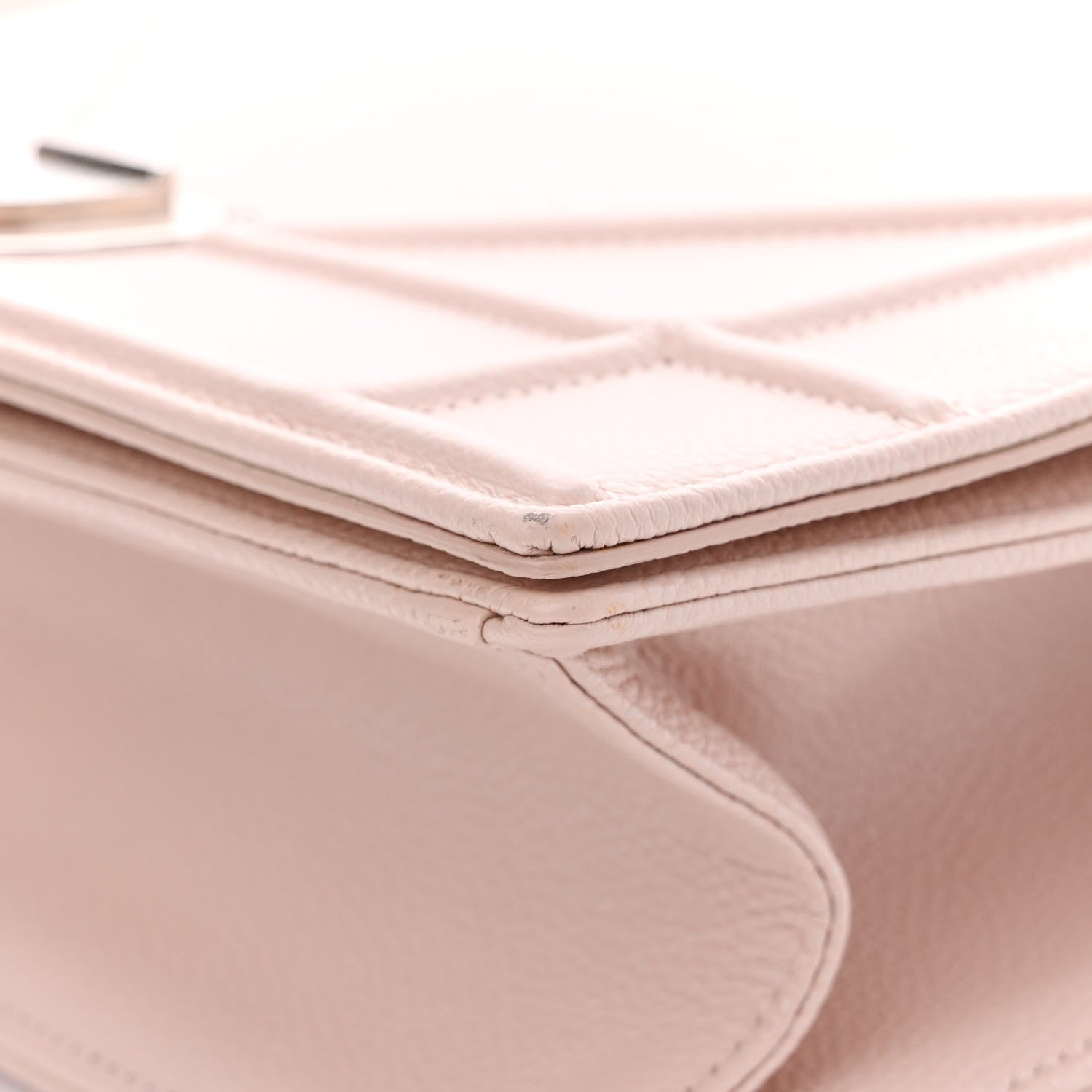 Christian Dior Grained Calfskin Medium Diorama Flap Bag Rose Poudre 12 of 16