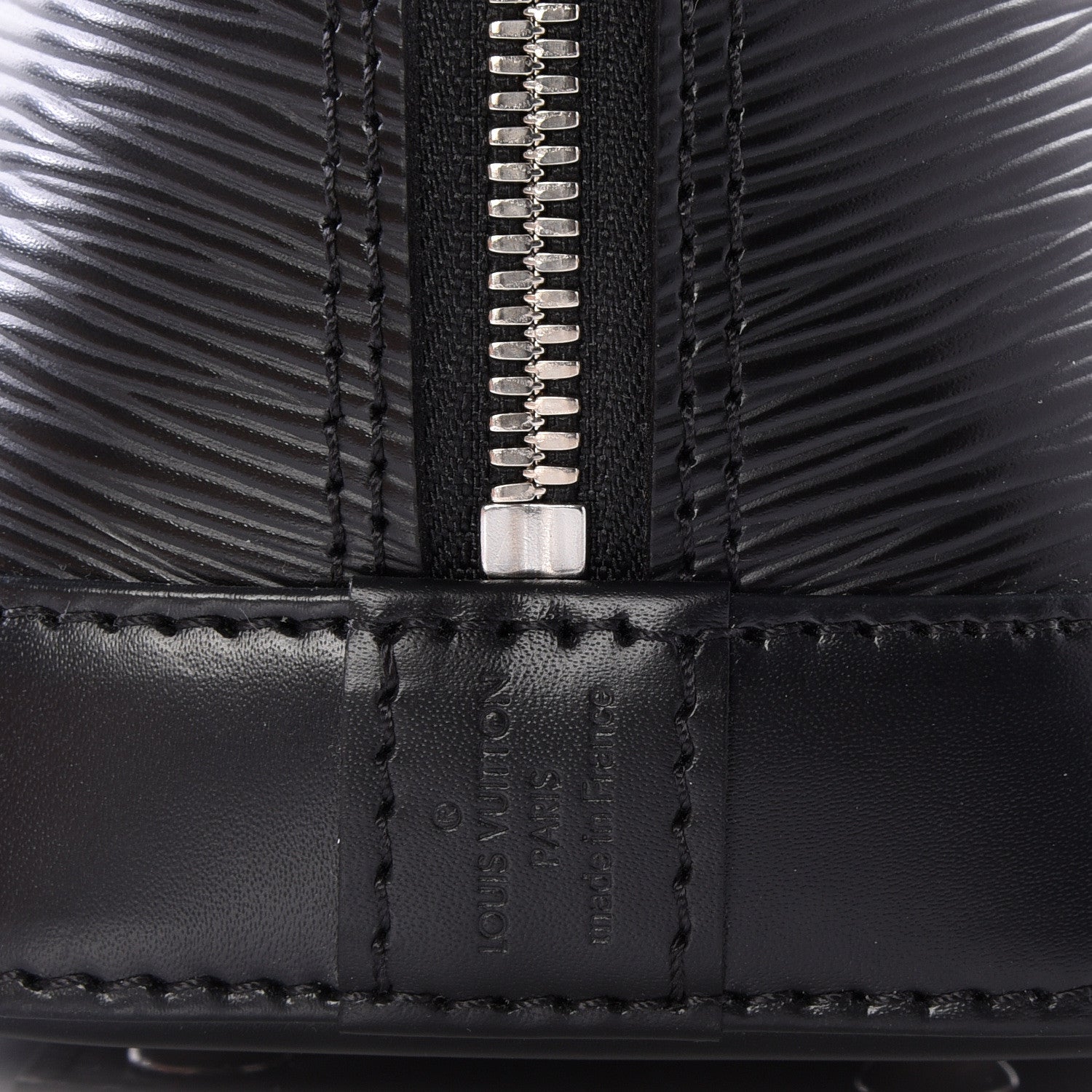 Louis Vuitton Epi Alma BB Black 10 of 11