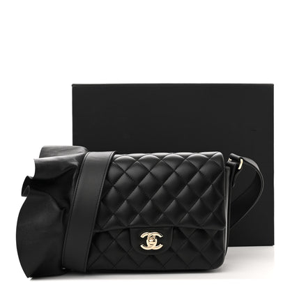 Chanel Calfskin Quilted Bolero De Chanel Flap Bag Black 14 of 14