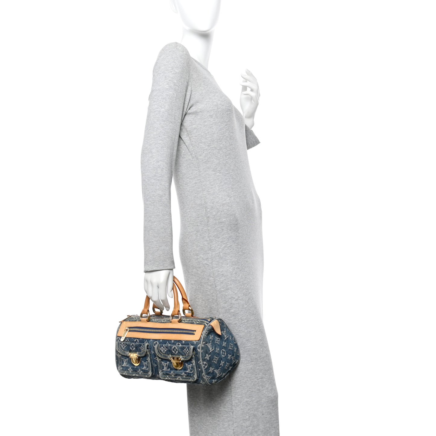 Monogram Denim Neo Speedy Blue