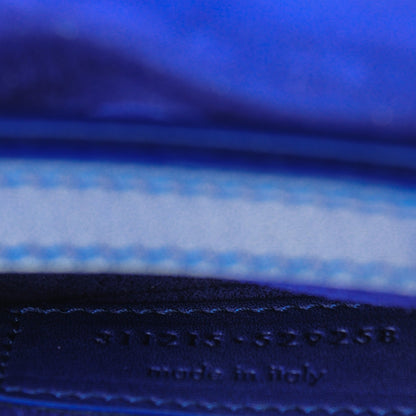 Saint Laurent Calfskin Small Classic Y Satchel Blue 7 of 7