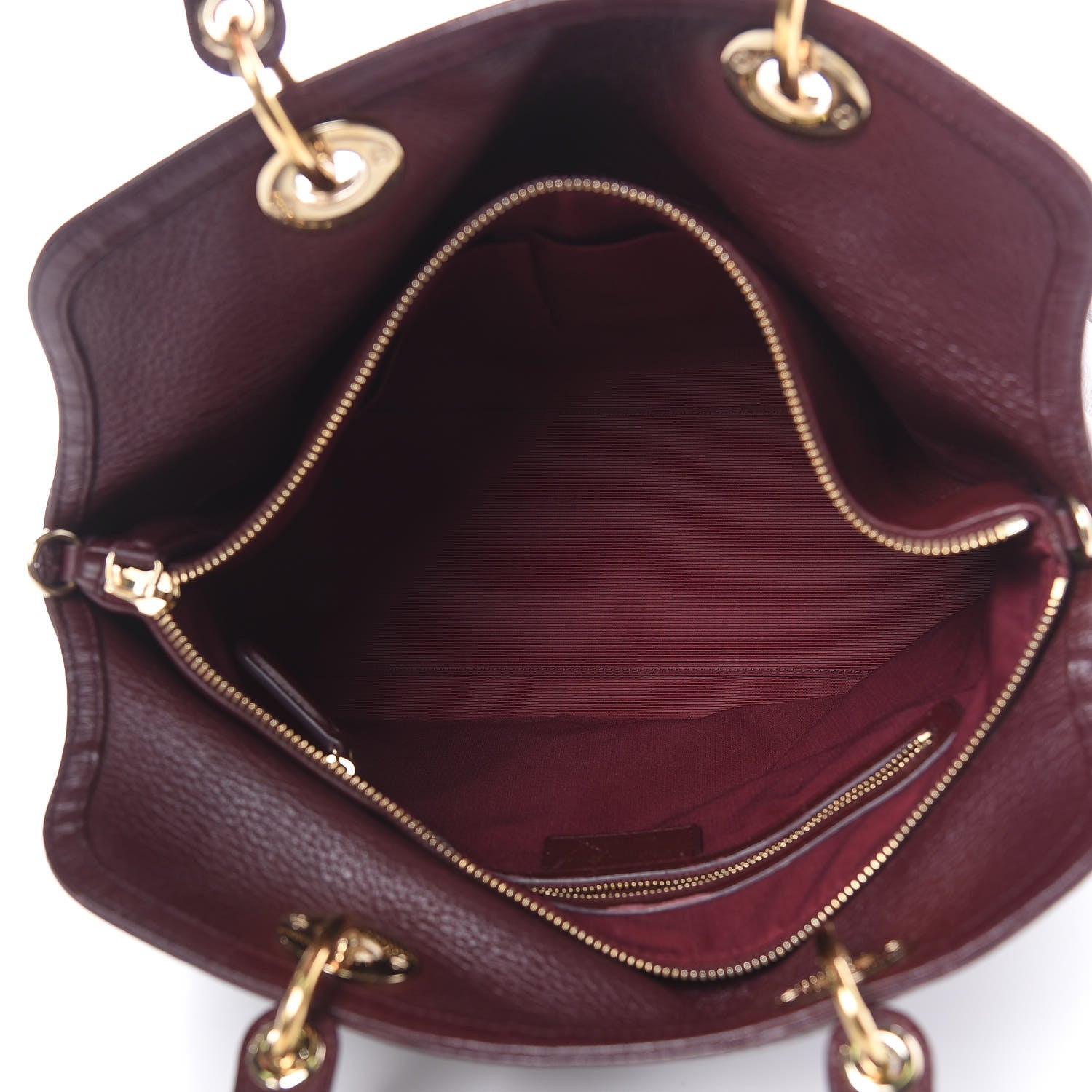 Christian Dior Calfskin Granville Tote Purple 5 of 17