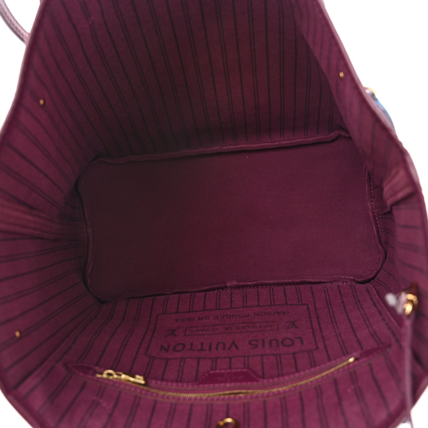 Louis Vuitton Monogram Totem Neverfull MM Magenta 6 of 11