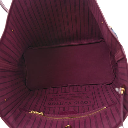 Louis Vuitton Monogram Totem Neverfull MM Magenta 6 of 11
