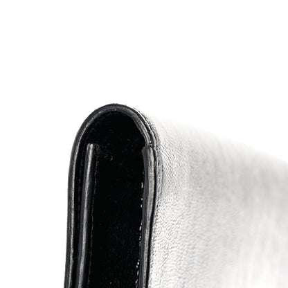Saint Laurent Textured Patent Monogram Large Belle De Jour Clutch Black 11 of 11