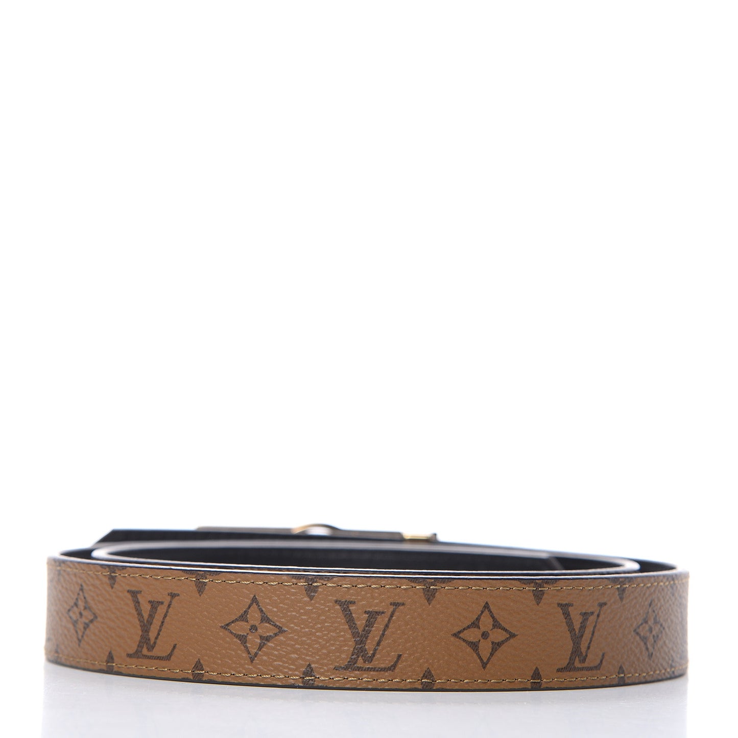 Reverse Monogram 25mm Dauphine Reversible Belt 85 34 Black