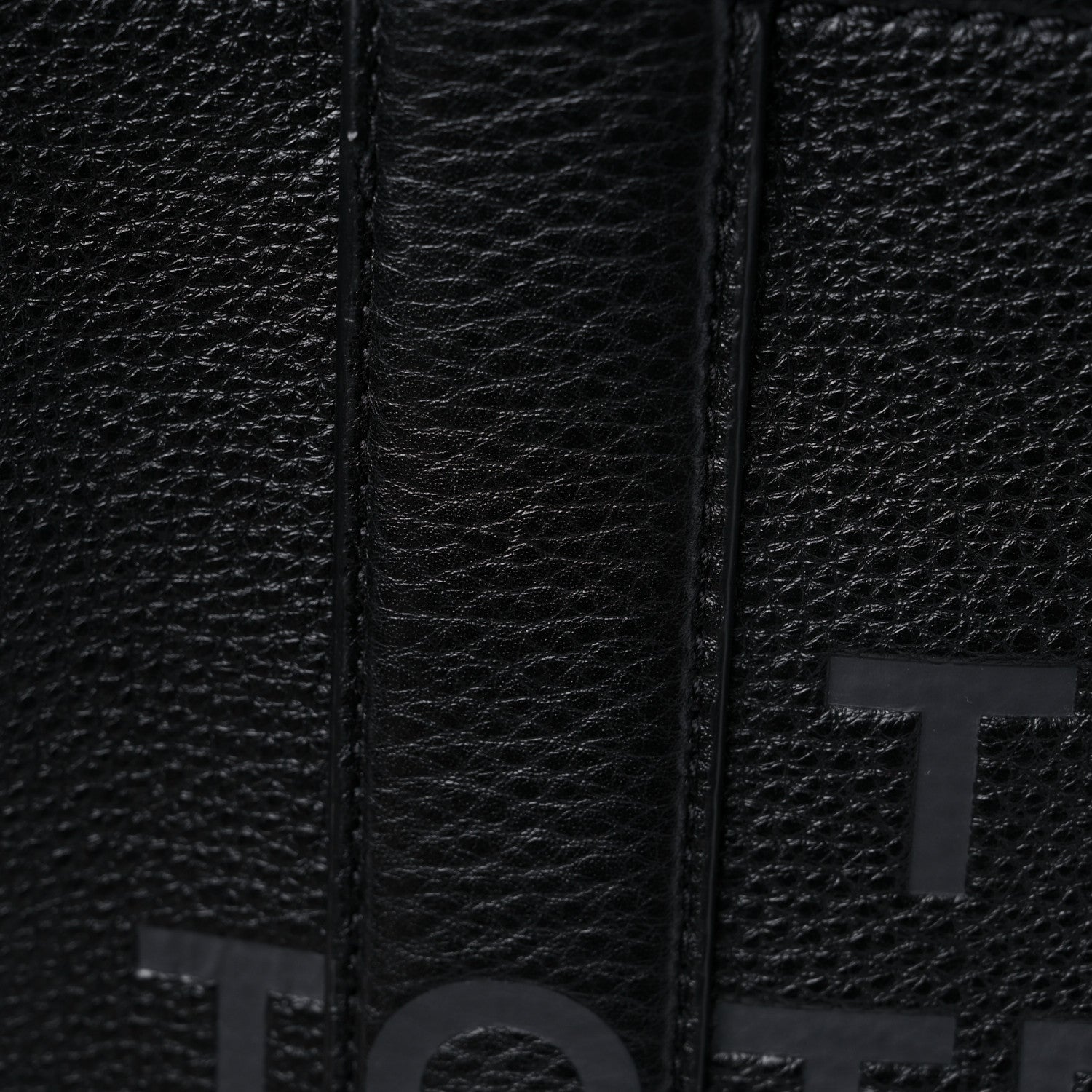 Marc Jacobs Grained Calfskin Small The Tote Bag Black 10 of 11