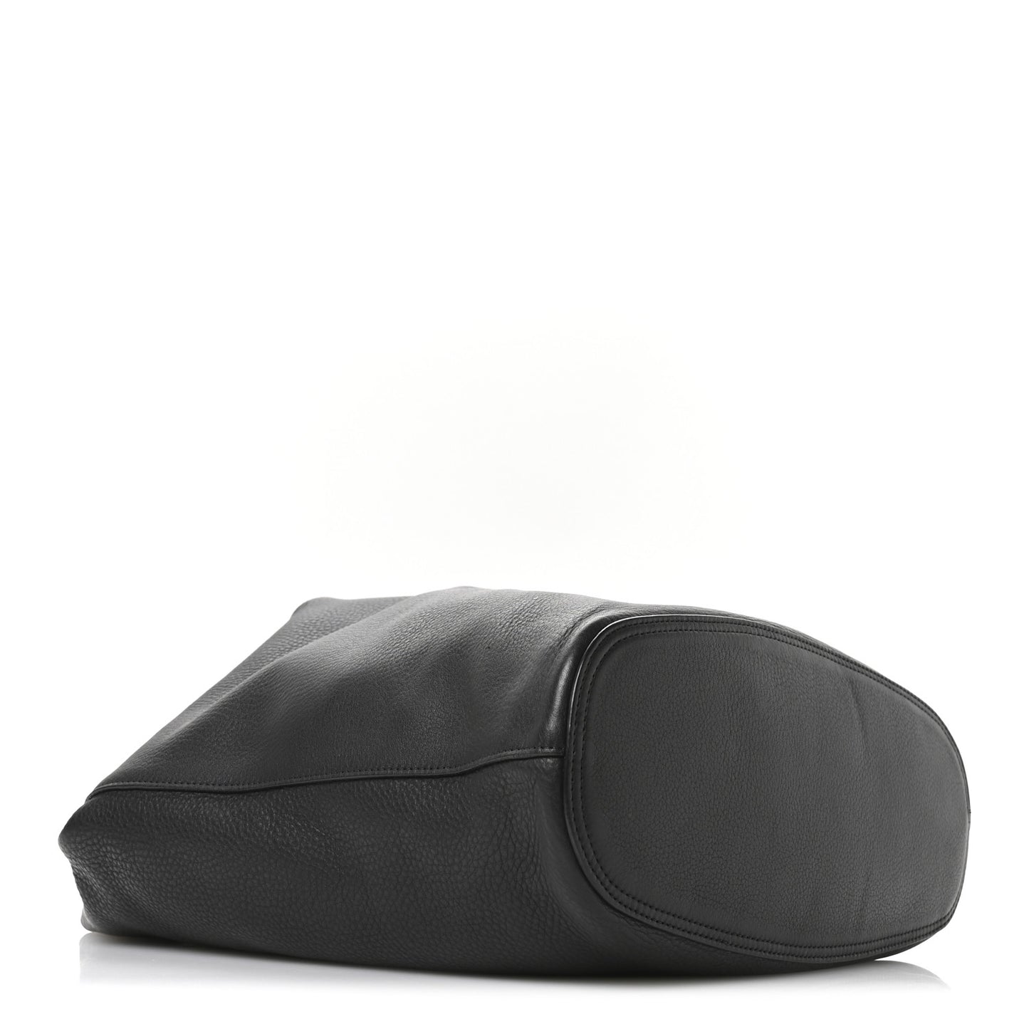Grained Calfskin Bindle Three Bag Black