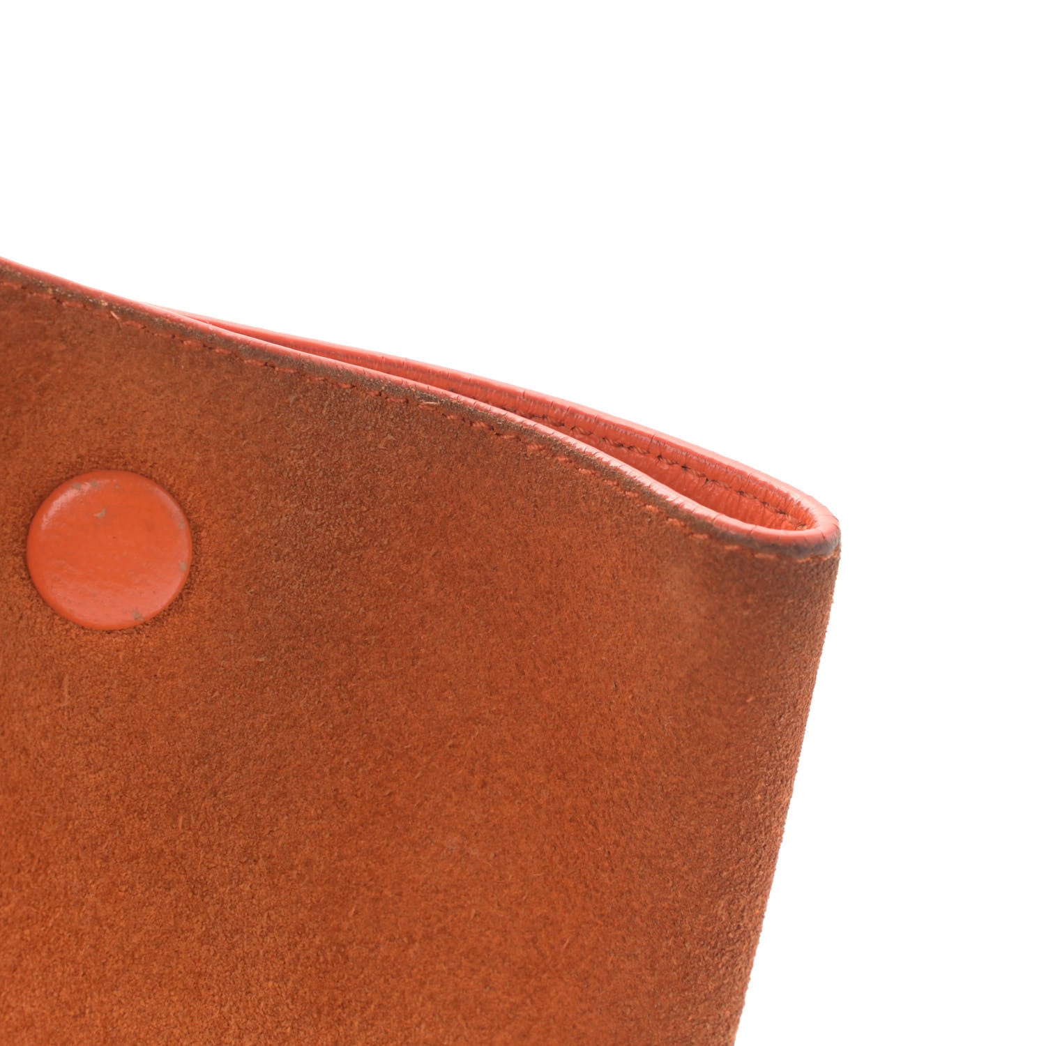Celine Smooth Calfskin Suede Small Tri-Color Trapeze Orange 21 of 22