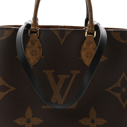 Louis Vuitton Reverse Monogram Giant Onthego MM 7 of 9