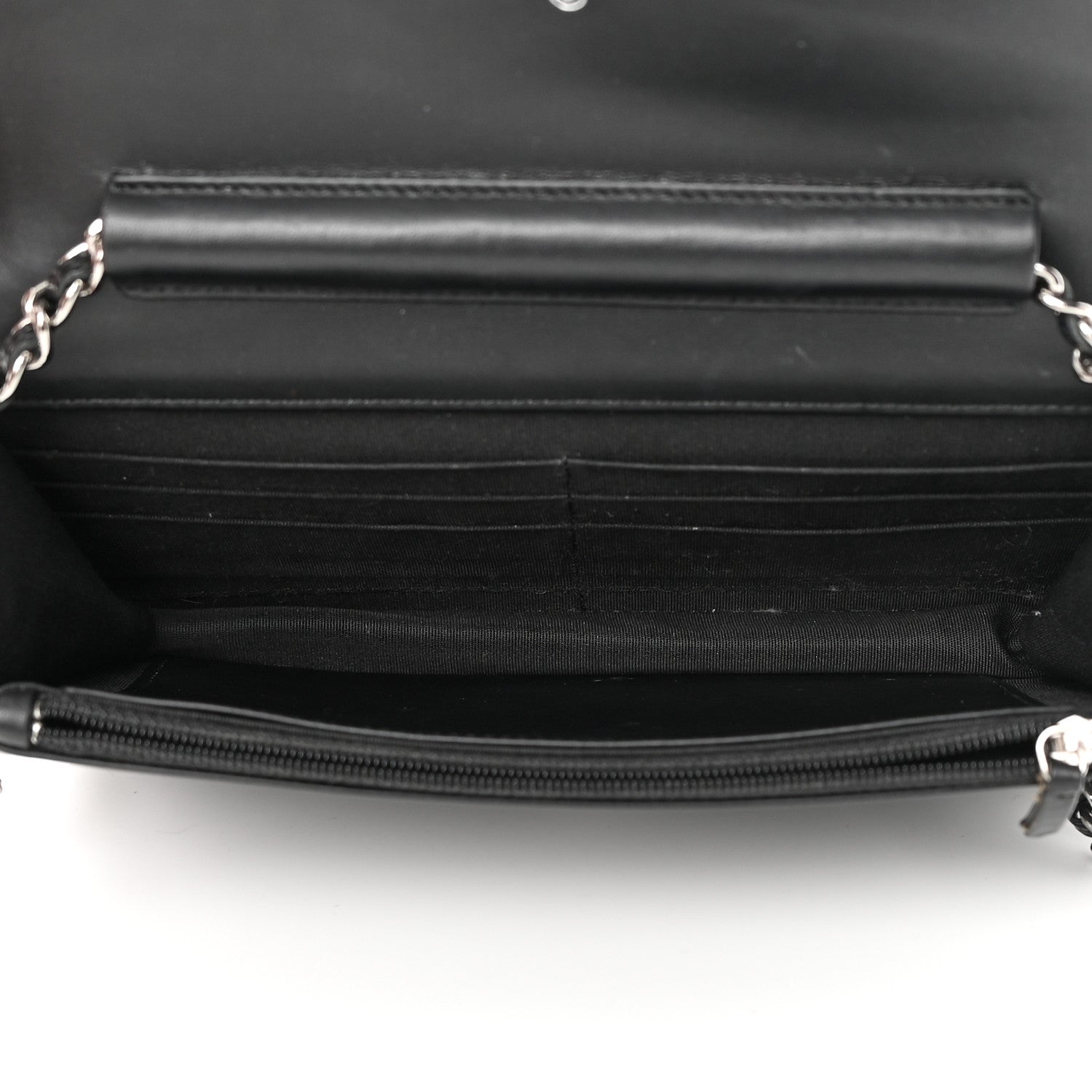 Chanel Caviar Timeless CC Wallet on Chain WOC Black 5 of 17