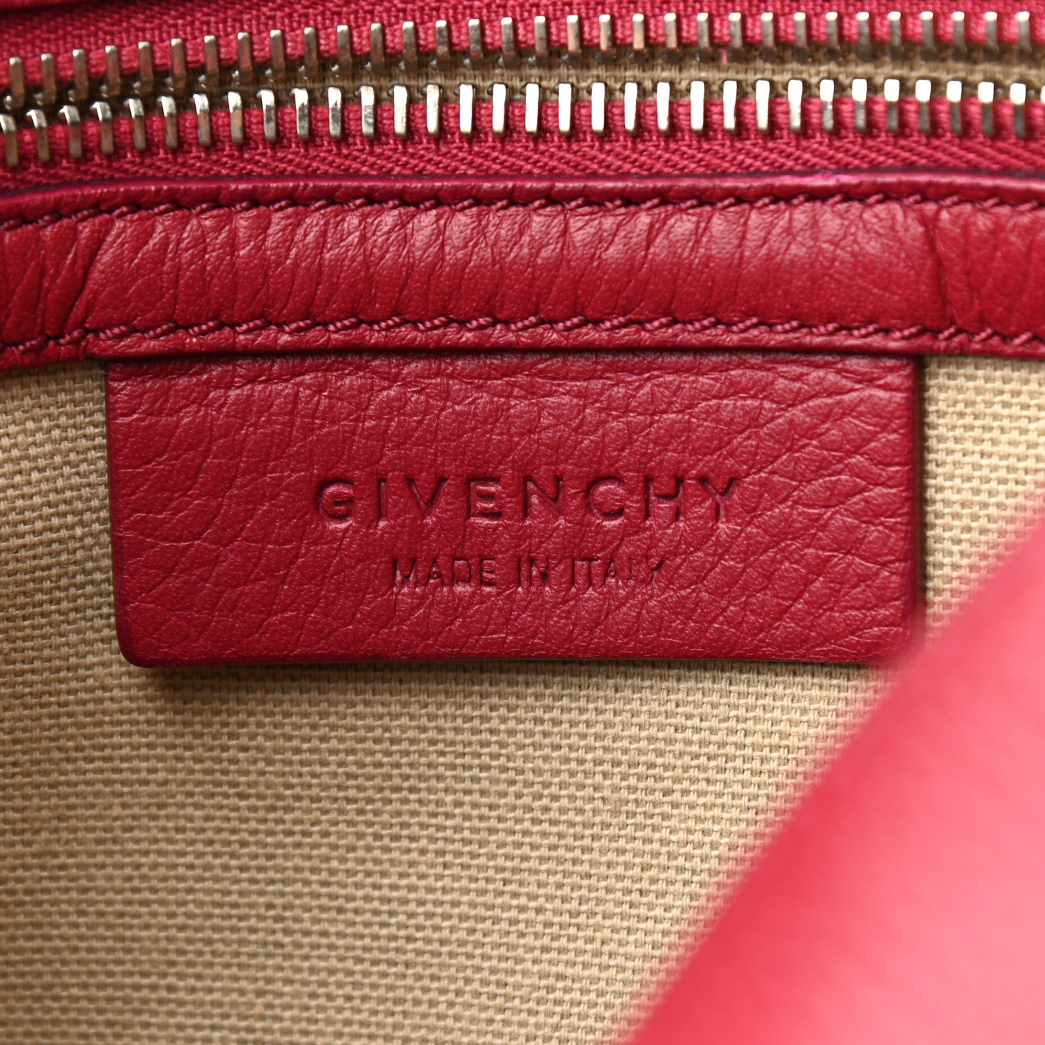 Givenchy Calfskin Small Pandora Pure Flap Bag Red 5 of 10