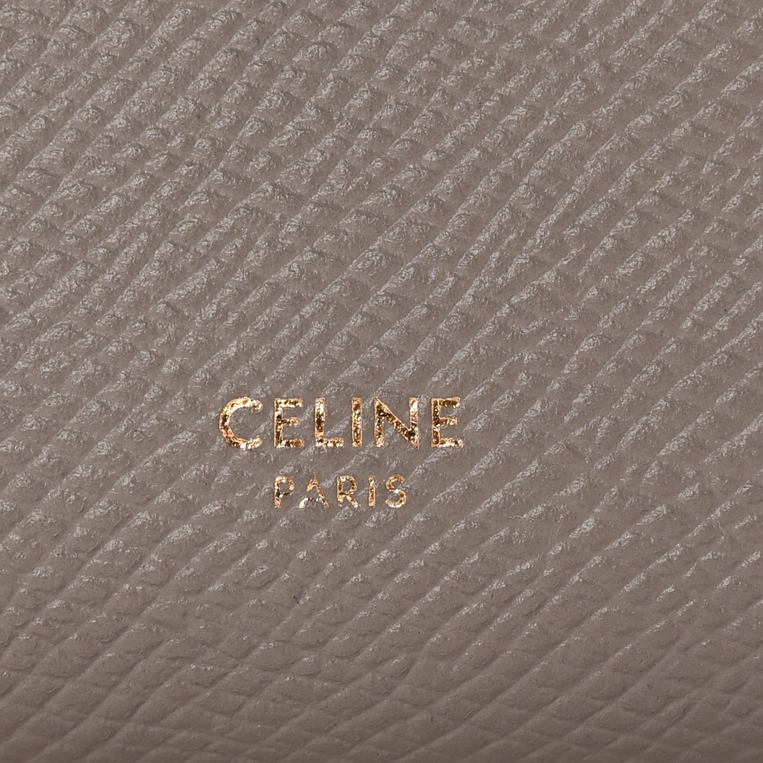 Celine Grained Calfskin Large Multifunction Strap Wallet Pebble 6 of 8