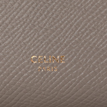 Celine Grained Calfskin Large Multifunction Strap Wallet Pebble 6 of 8