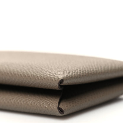 Hermes Epsom Calvi Card Case Etoupe 12 of 13