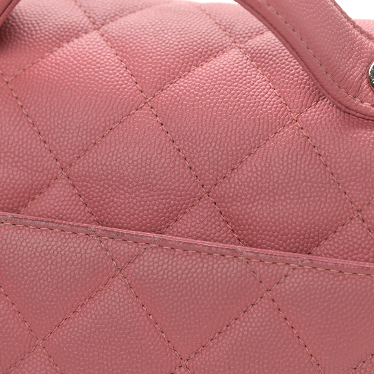 Caviar Quilted Medium Business Affinity Flap Pink
