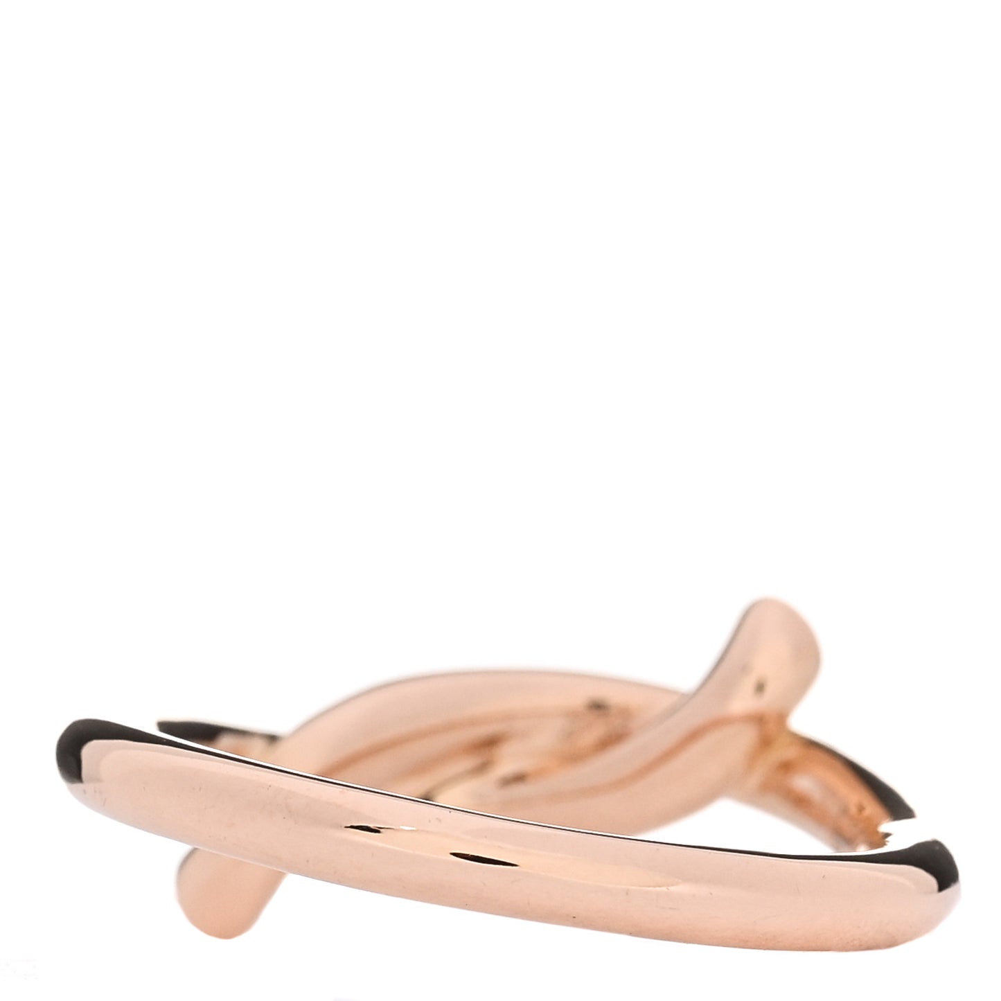 18K Pink Gold Entrelaces Ring 51 5.75