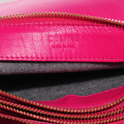 Celine Lambskin Small Trio Crossbody Bag Fuchsia 5 of 8