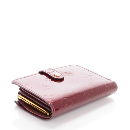 Louis Vuitton Vernis French Purse Wallet Rouge Fauviste 8 of 12