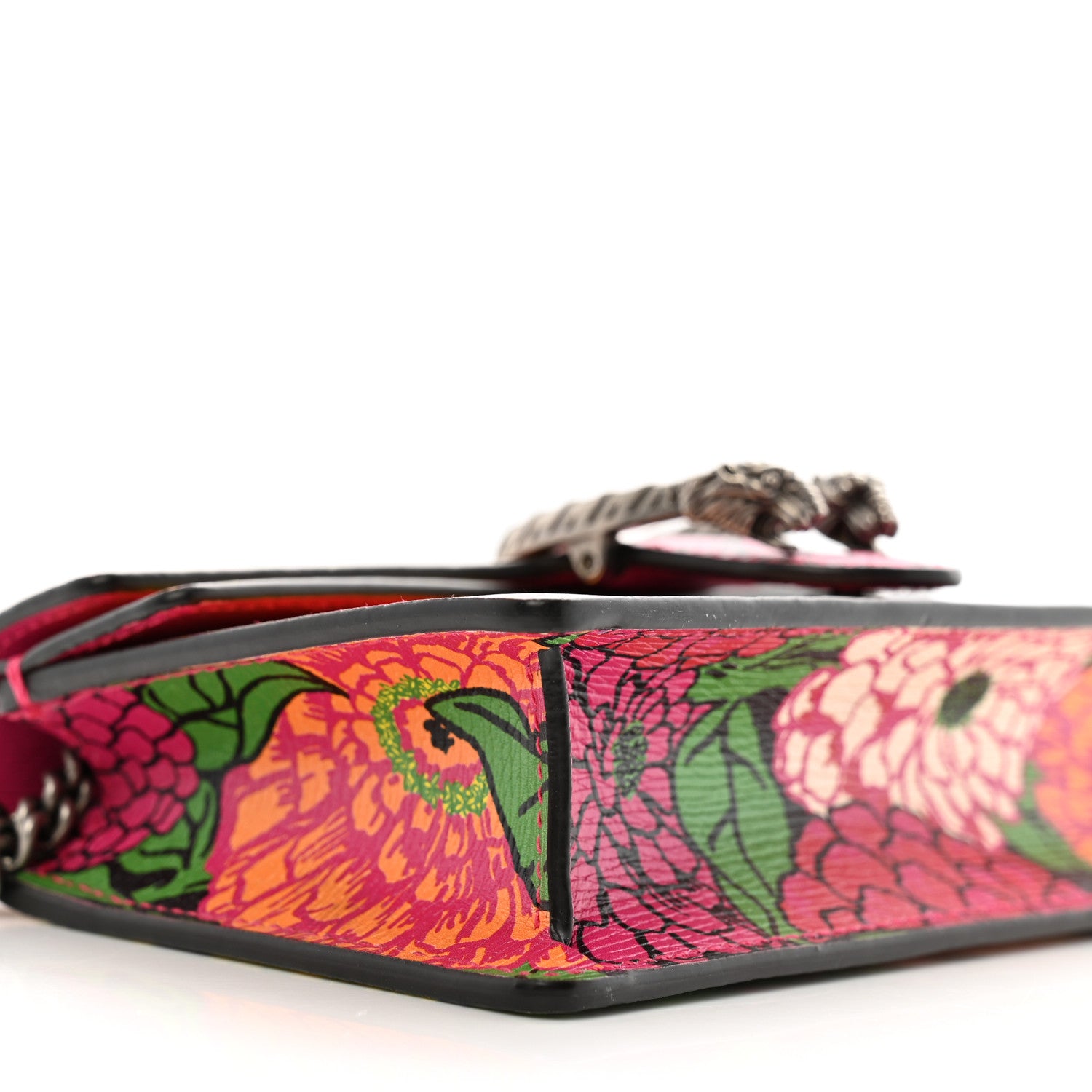 Gucci X KEN SCOTT New Shangai Calfskin Pomponica Print Super Mini Dionysus Shoulder Bag Multicolor 8 of 9