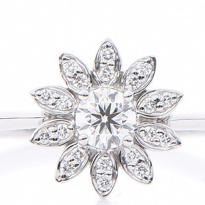 Tiffany Platinum Diamond Enchant Garden Flower Ring 51.9 6 5 of 8