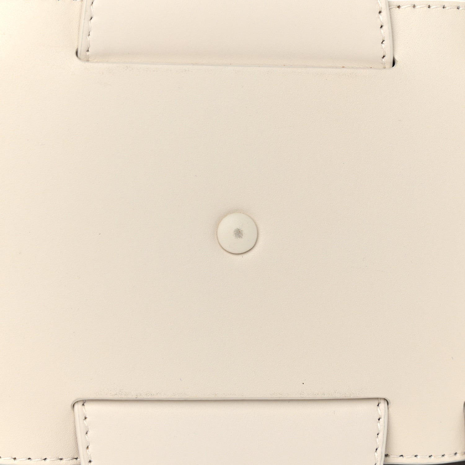 Bottega Veneta French Calfskin Shell Bag White Frost 12 of 13