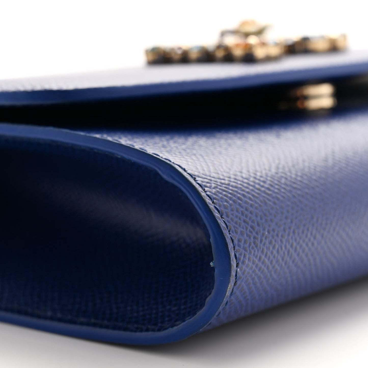 Dauphine Crystal Wallet On Chain Blue