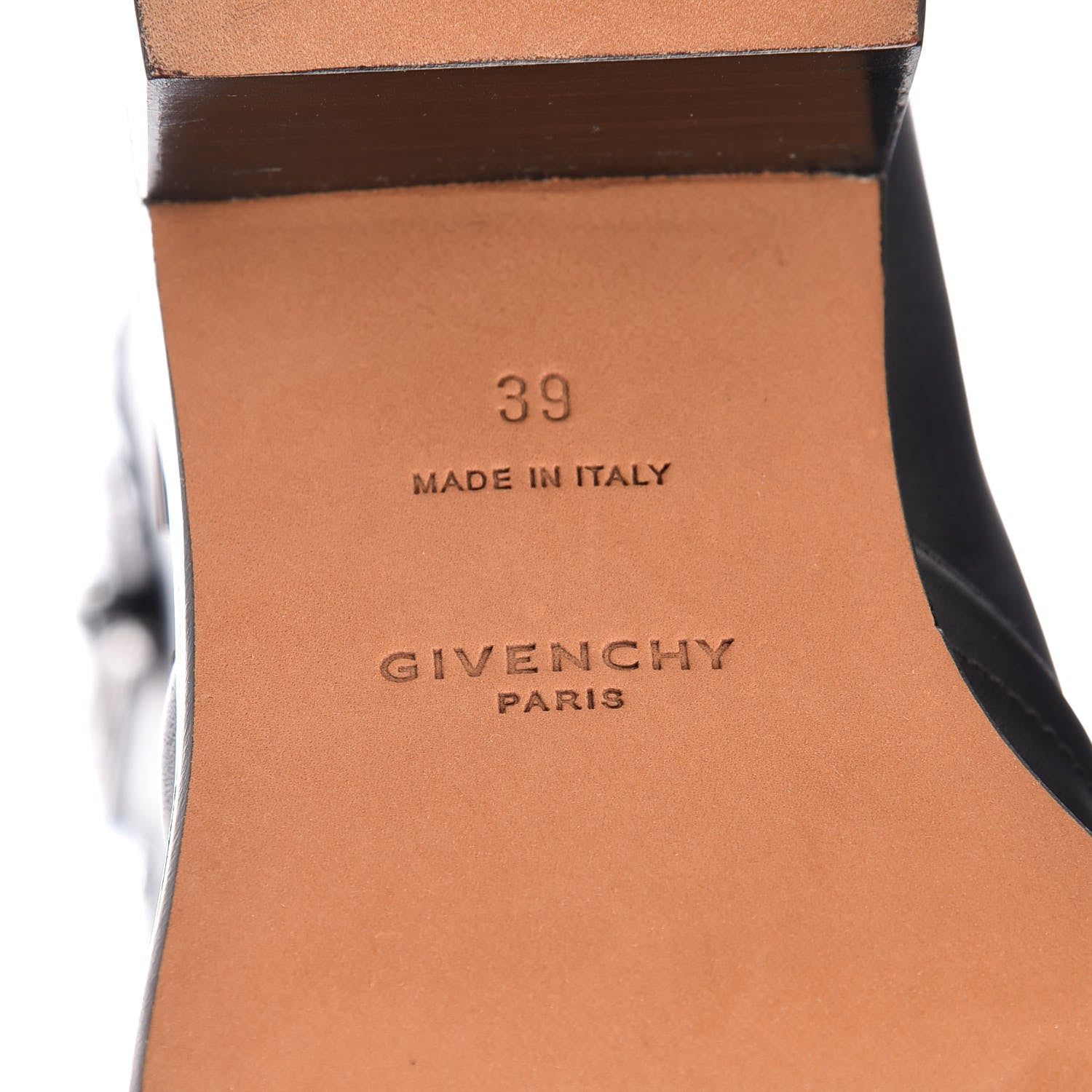 Givenchy Calfskin Studded Riding Boots 39 Black 6 of 6