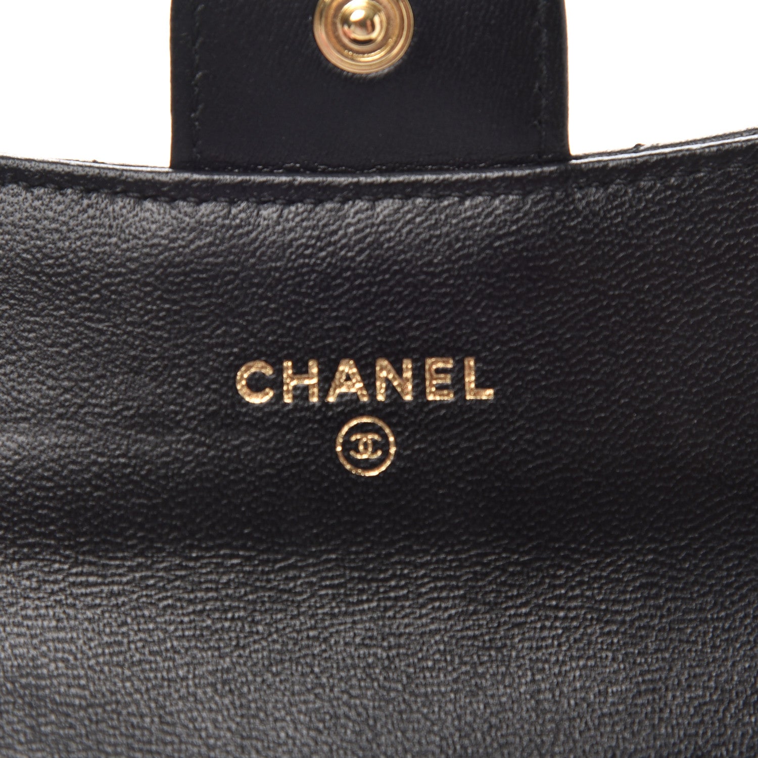 Chanel Lambskin Quilted Flap Card Holder Black 6 of 8
