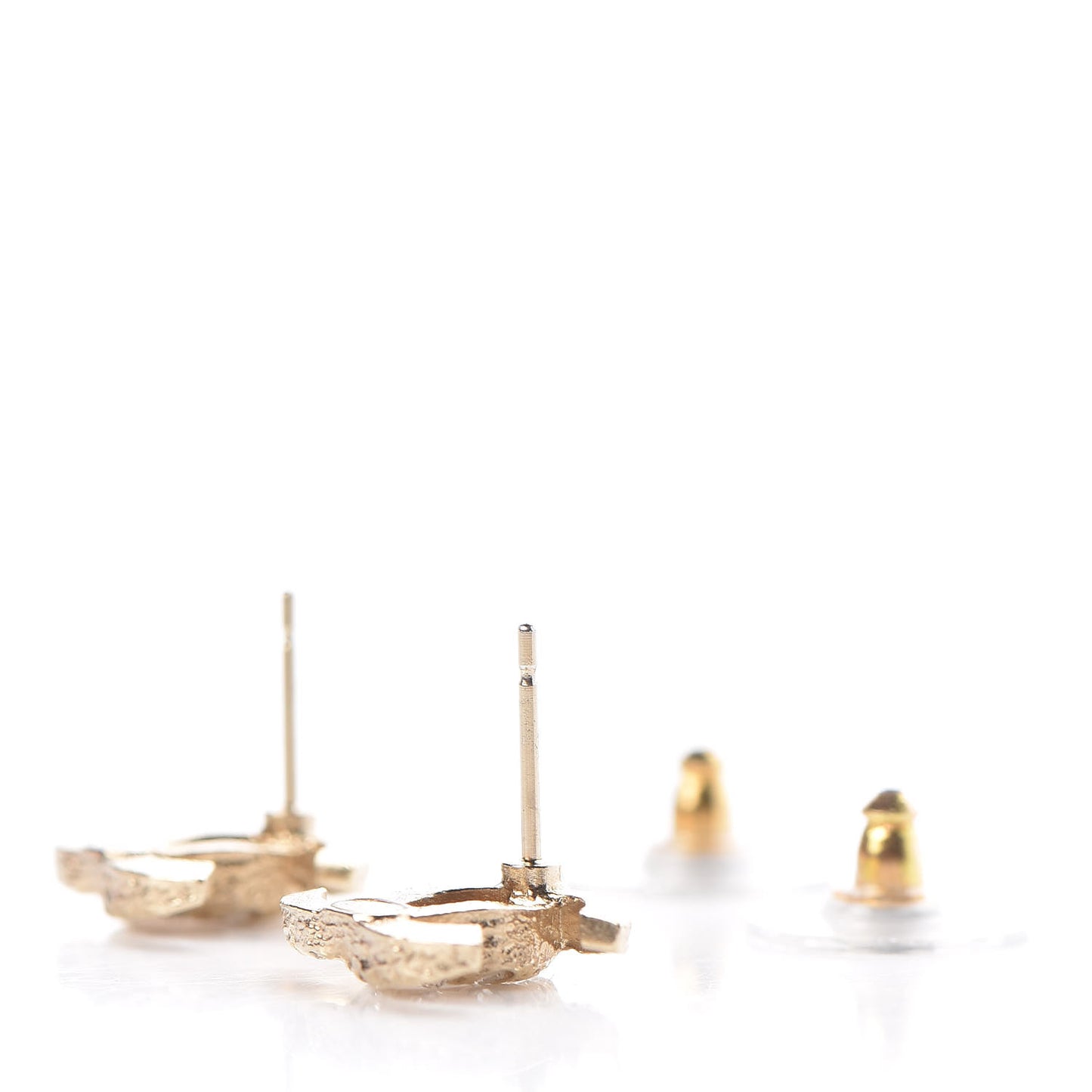 Crystal CC Earrings Gold