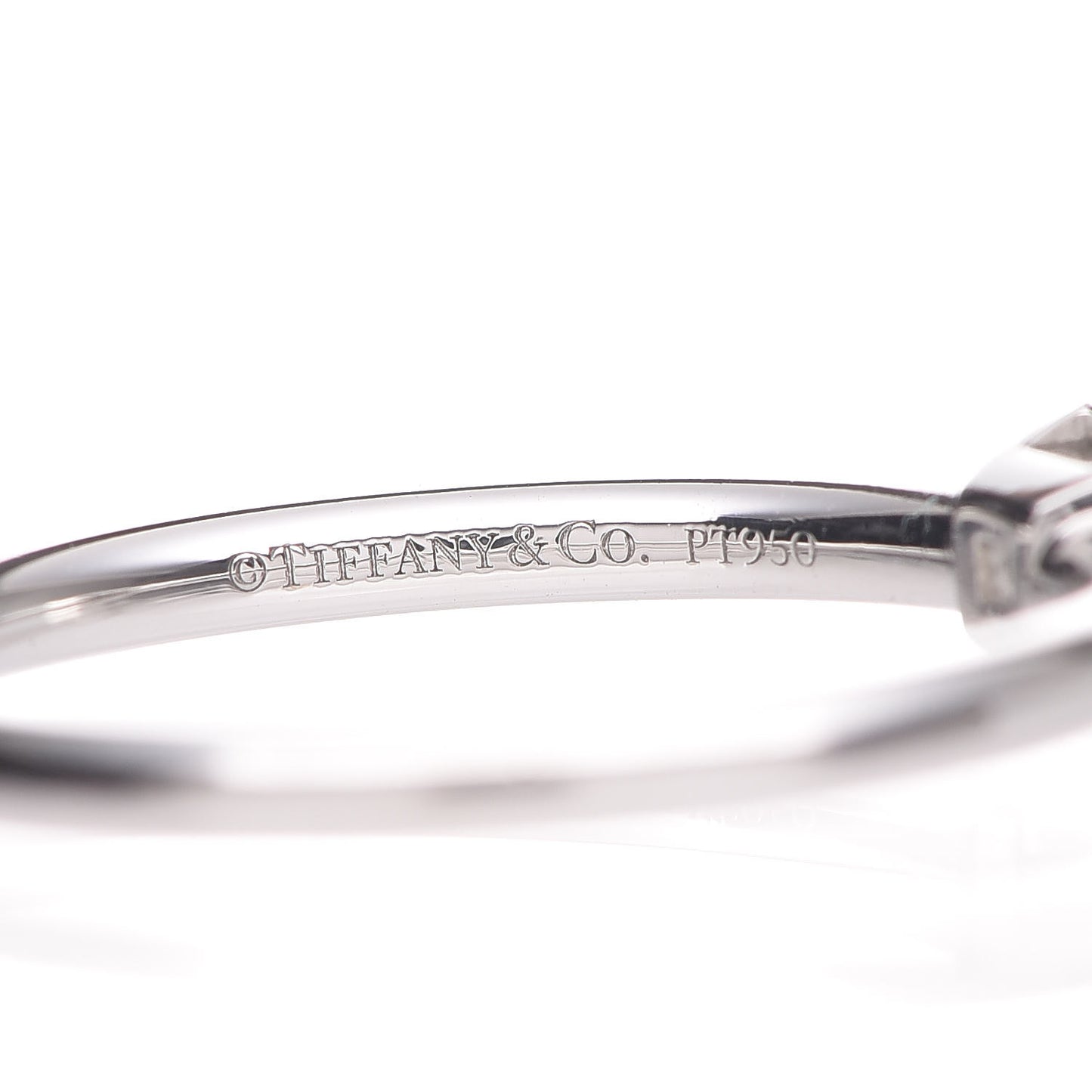 Platinum Diamond .19ct Bezet Ring 49.3 5