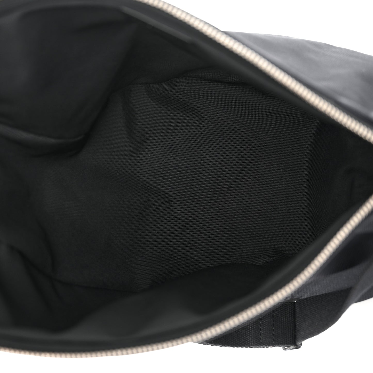 Nylon Slouchy Banana Two Bag Black