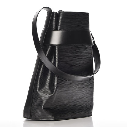 Louis Vuitton Epi Sac D'Epaule Black 3 of 9