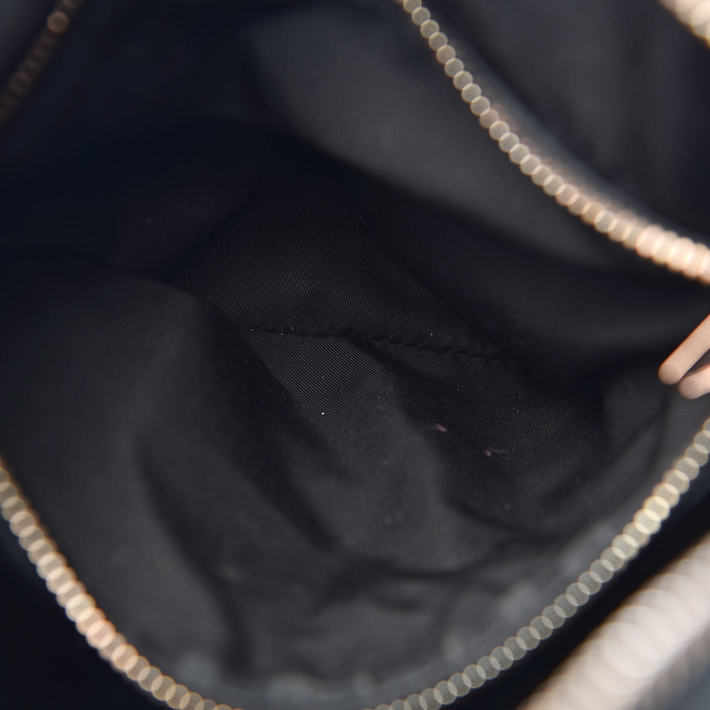 Pebbled Lambskin Rocco Black Rose Gold Hardware