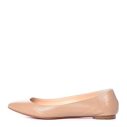 Christian Louboutin Nappa Eloise Flats 37 Nude 1 of 18