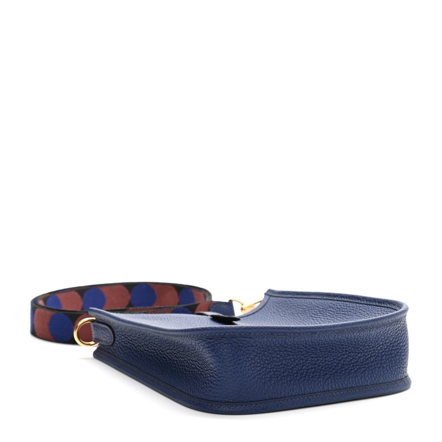 Hermes Taurillon Clemence Flipperball Sangle Evelyne TPM Bleu Saphir Black Bleu Saphir 4 of 11